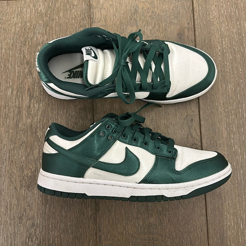 Nike Dunk Low Satin Sneakers